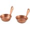 Dolls House Pioneer Copper Frying Pans Cookware Kitchen Camping Wagon Accessory