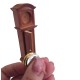 Dolls House Working Grandfather Clock Walnut Dolls House Working Grandfather Clock Walnut