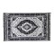 Dolls House Rug Rectangular Black Traditional Miniature 1:12 Carpet Med