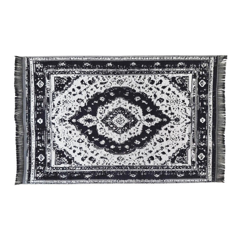 Dolls House Rug Rectangular Black Traditional Miniature 1:12 Carpet Med Dolls House Rug Rectangular Black Traditional Miniature 1:12 Carpet Med