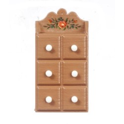 Dolls House Spice Chest Miniature Chrysnbon Country Cottage Kitchen Accessory