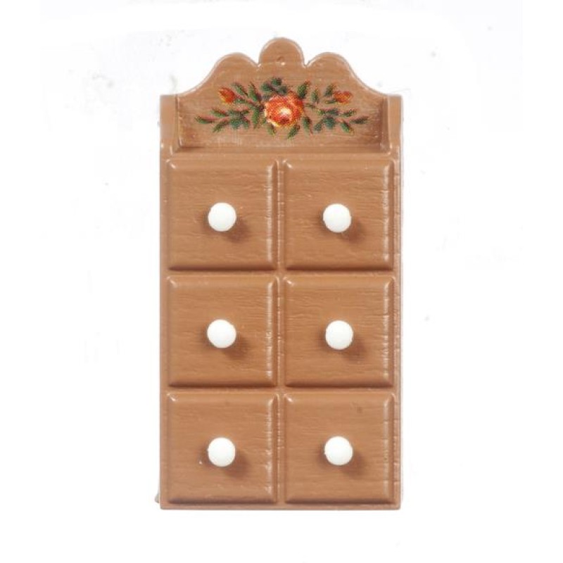 Dolls House Spice Chest Miniature Chrysnbon Country Cottage Kitchen Accessory