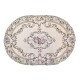Dolls House Oval Rug Traditional Beige French Floral Design Carpet Large Dolls House Oval Rug Traditional Beige French Floral Design Carpet Large