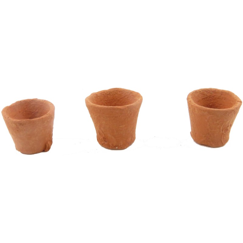 Dolls House Red Clay Terracotta Herb Plant Planter Pot Garden Outdoor Accessory