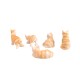 Dolls House 5 Ginger Cats Sitting Standing Lying 1:12 Scale Pets Dolls House 5 Ginger Cats Sitting Standing Lying 1:12 Scale Pets