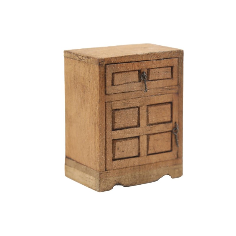 Dolls House Mexican Rustic Bedside Table Nightstand Hacienda Bedroom Furniture