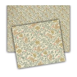 Dolls House Wallpaper Birds & Berries Cream 1:24 Scale Miniature Print x 3 Dolls House Wallpaper Birds & Berries Cream 1:24 Scale Miniature Print x 3