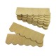 Dolls House Fish Scale Wooden Shingle Strips Unfinished Roofing Tiles Pack of 12