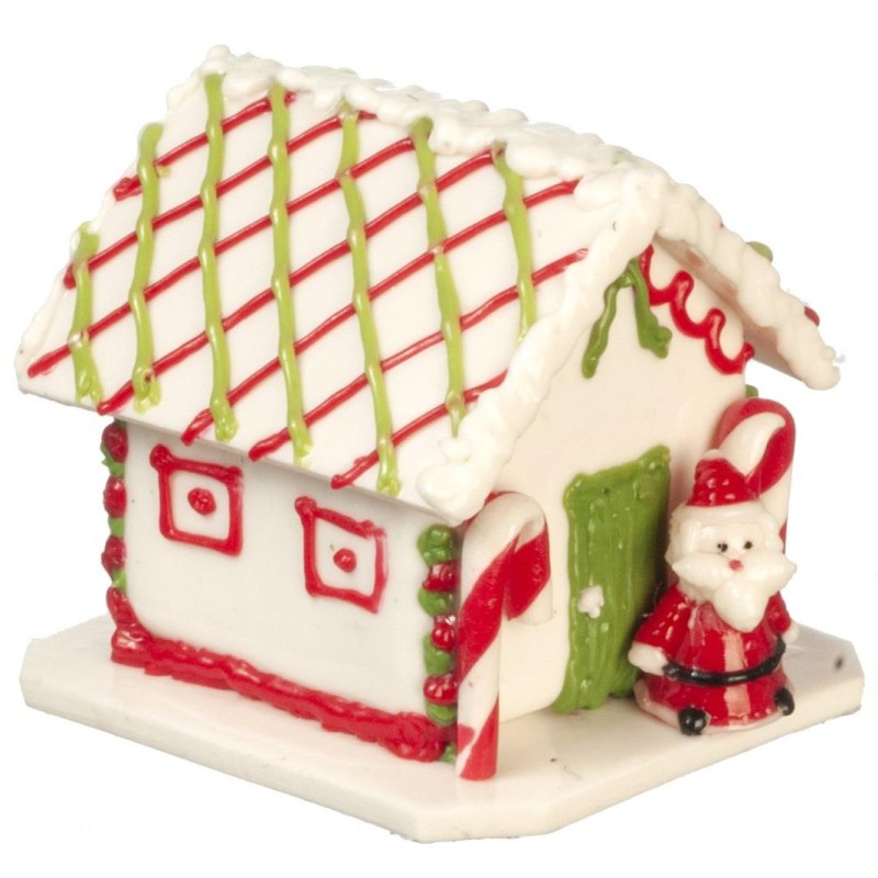 Dolls House Christmas Cake Gingerbread House Festive Baking Shop Store Accessory