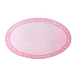 Dolls House Oval Rug Modern Pink Miniature Carpet Large Dolls House Oval Rug Modern Pink Miniature Carpet Large