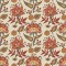 Dolls House Wallpaper Oriental Floral Design Miniature Print 1:12 Decoration