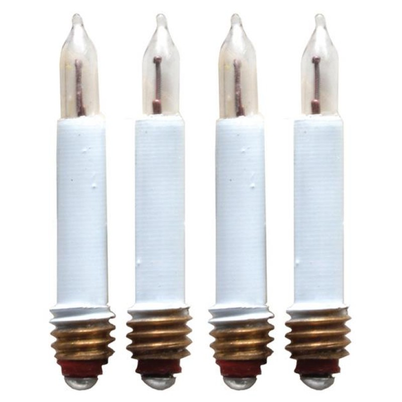 Dolls House 4 Candlestick Candle Bulbs Replacement screw in Lighting Accessory