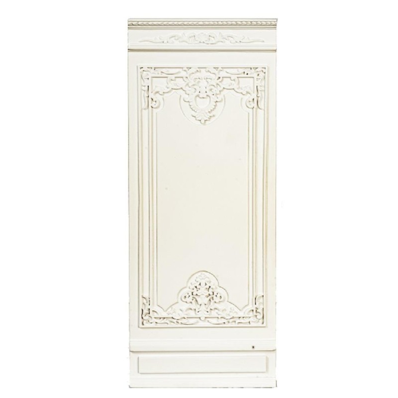 Dolls House 4" Wide Wall Panel French Boiserie Style White JBM DIY Accessory 1:12