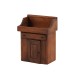 Dolls House Rustic Wash Stand Unit Wooden Miniature Bedroom Bathroom Furniture