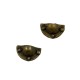 Dolls House Drawer Pulls Antique Brass Cup Cupboard Handles Miniature 1:12 Pk 2