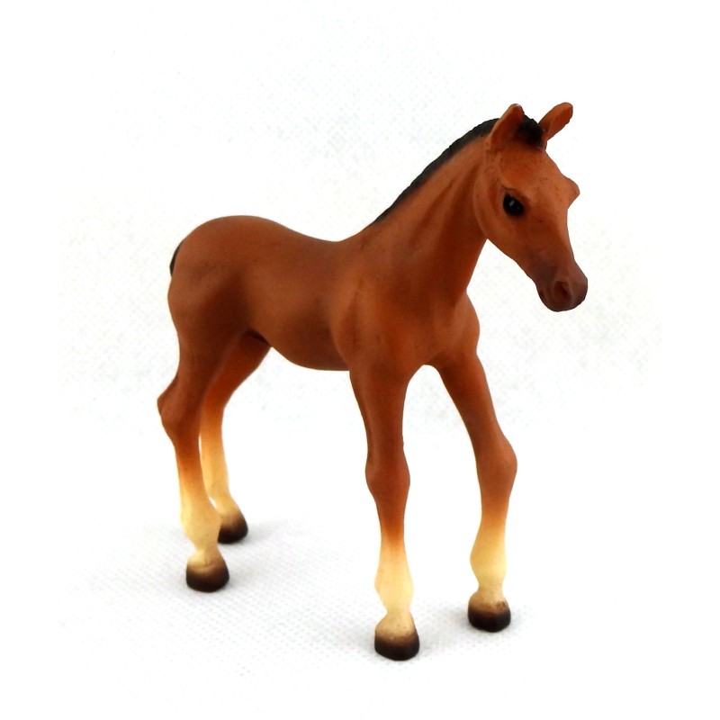 Dolls House Foal Pony Falcon Miniature Stable Farm Animal Young Horse 1:12 
