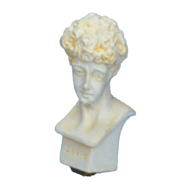 Dolls House Greek David Bust Ornament Falcon Miniature Living Room Accessory