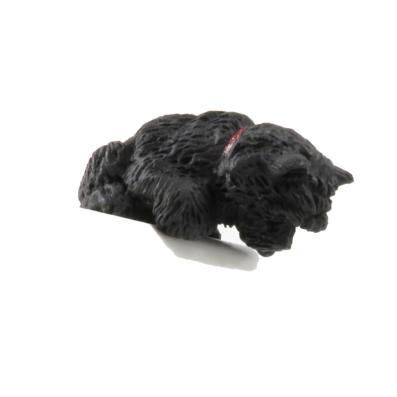 Dolls House Black West Highland Terrier Hanging Over Miniature Pet Dog 1:12