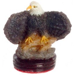 Dolls House American Bald Eagle Ornament Miniature Living Room Accessory 1:12