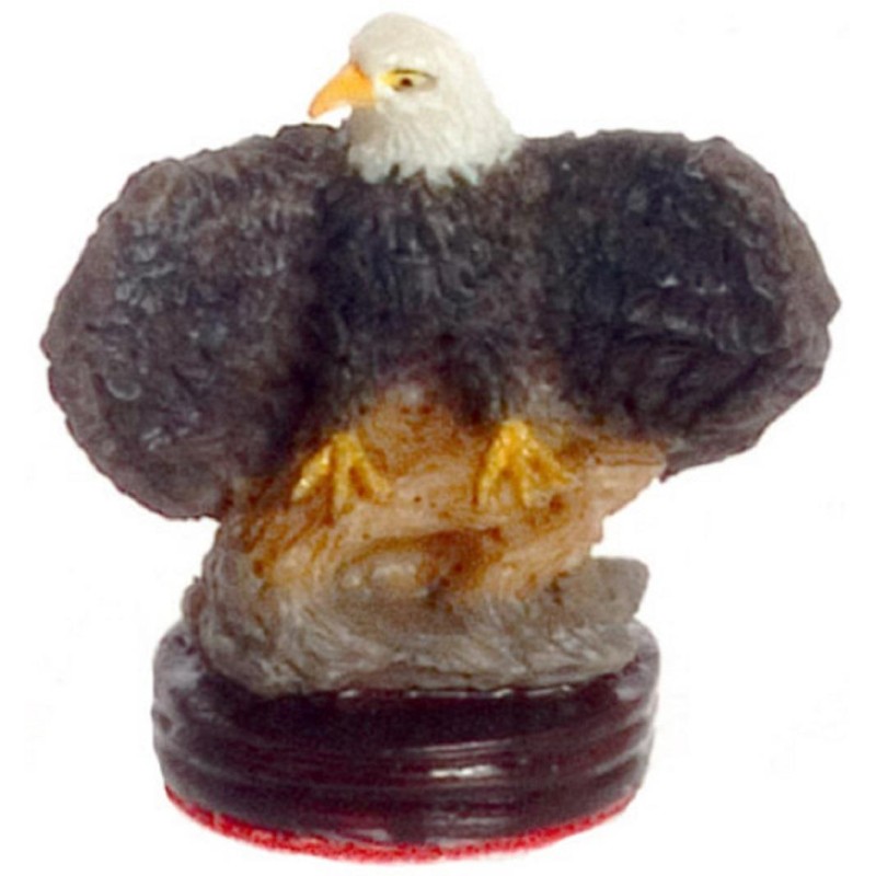 Dolls House American Bald Eagle Ornament Miniature Living Room Accessory 1:12