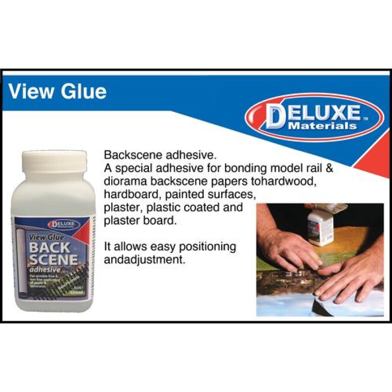 Deluxe View Glue Scene Adhesive for Application of Paper & Laminates