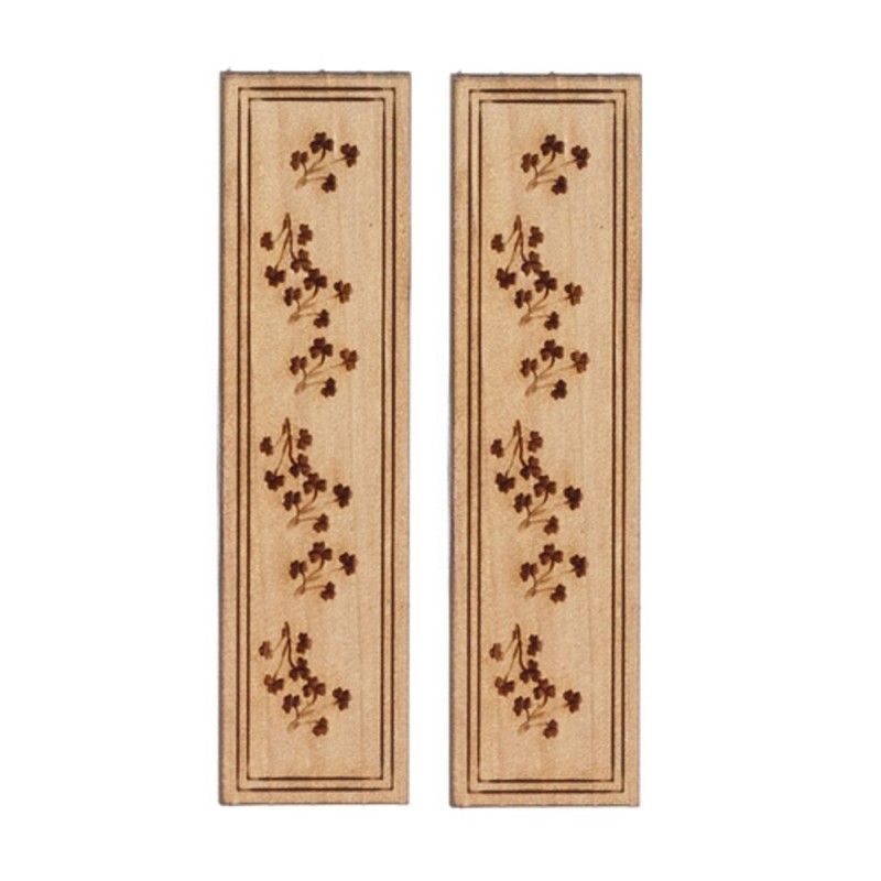 Dolls House Flower Shutters Wooden 1:12 Scale Laser Cut Window Accessory