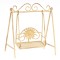 Dolls House Childs Swing Shabby Chic Garden Furniture Cream