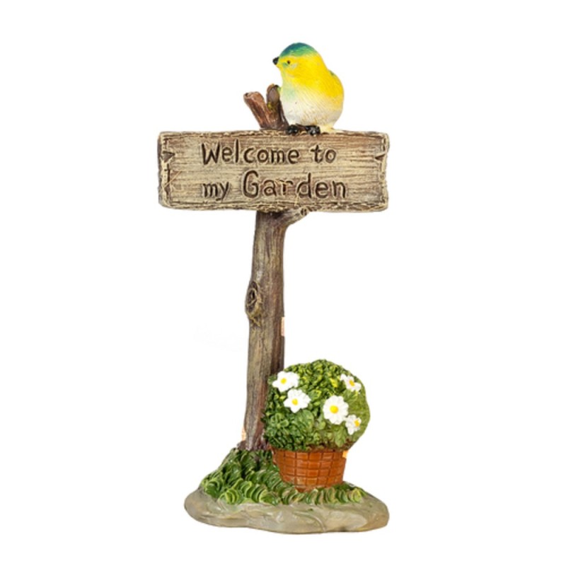 Dolls House Welcome to My Garden Sign Miniature Accessory 1:12