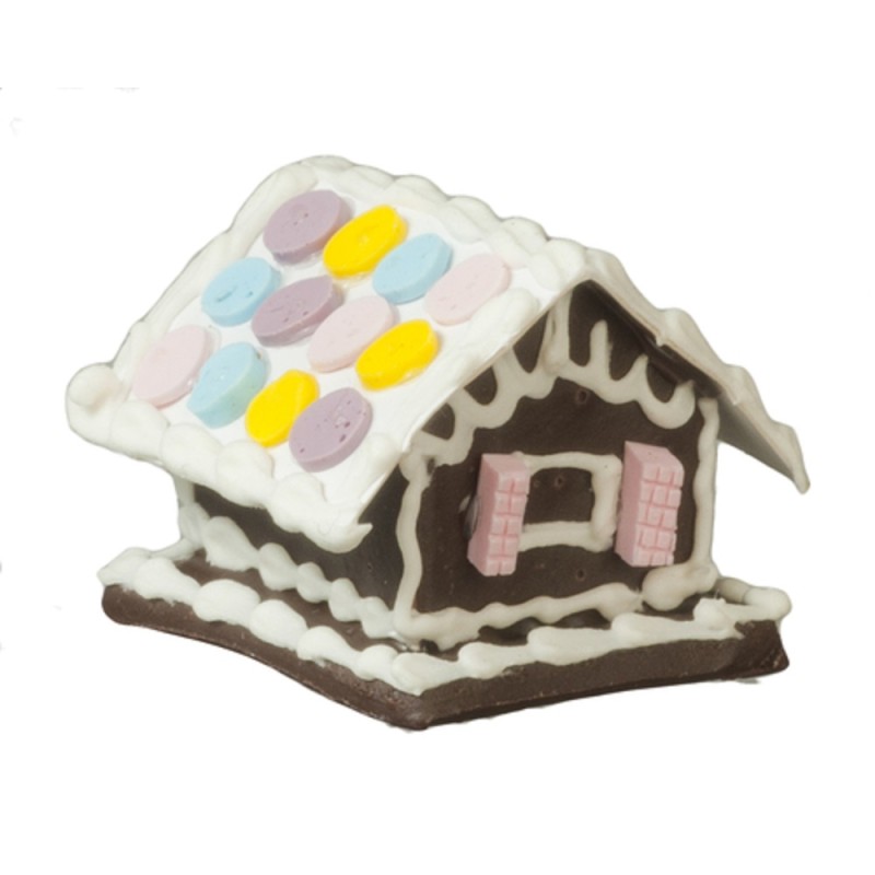 Dolls House Gingerbread House Christmas Dining Room Accessory