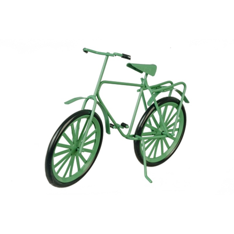 Dolls House Green Adult Bicycle Bike Miniature 1:12 Scale Garden Accessory 