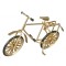 Dolls House Small Gold Bicycle Bike Miniature 1:12 Scale Garden Accessory 
