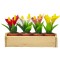 Dolls House Window Box with 4 Pots of Lilies Miniature Garden Accessory 1:12