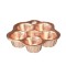 Dolls House Copper Bun Tin Cake Mould Miniature Baking Kitchen Accessory 
