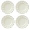 Dolls House 4 Metal Plates Dining Room Kitchen Accessory 1:12 Scale