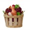 Dolls House Harvest Bushel Basket of Vegetables Miniature Fruit Shop Accessory