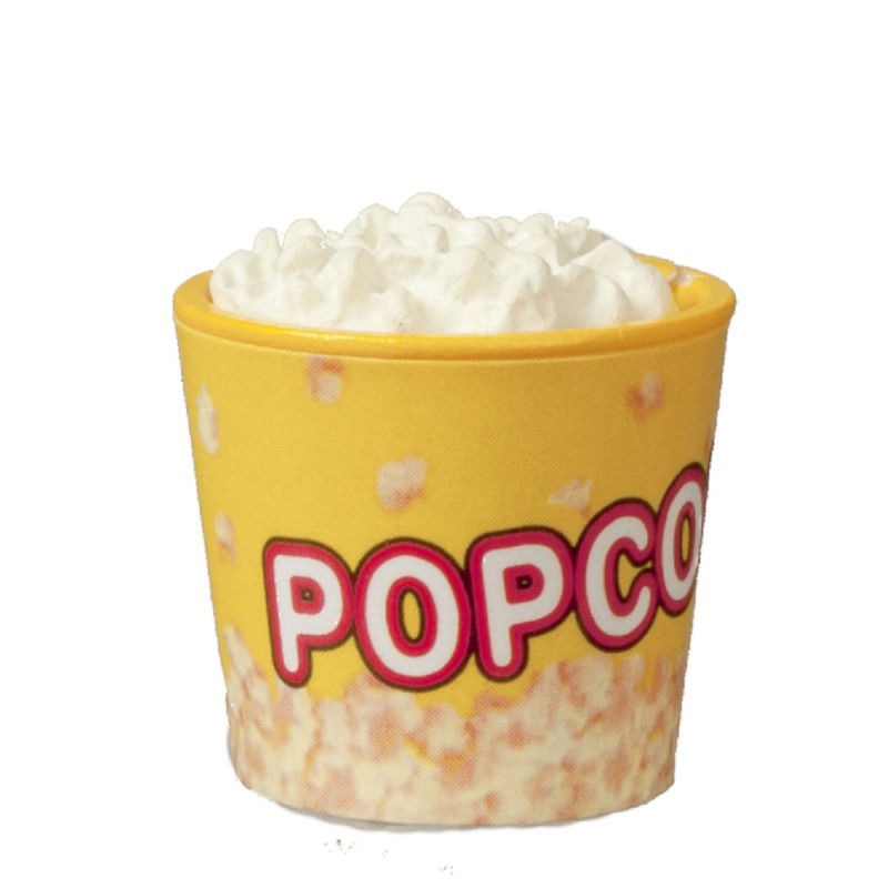Dolls House Bucket of Popcorn Miniature Sweet Shop Movie Night Cinema Accessory 