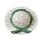 Dolls House Straw Hat Green Trim Miniature Garden Bedroom Hall Accessory