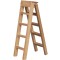 Dolls House Large Set of Step Ladders Miniature Walnut Garden Accessory 1:12