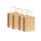 Dolls House 4 Brown Paper Shopping Bags Miniature Grocery Shop Store Accessory