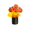 Dolls House Orange Pumpkin Lollipops in Holder Halloween Candy 1:12 Accessory