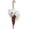Dolls House Ladies Plaid Umbrella Parasol Miniature Hall Accessory 1:12 Scale