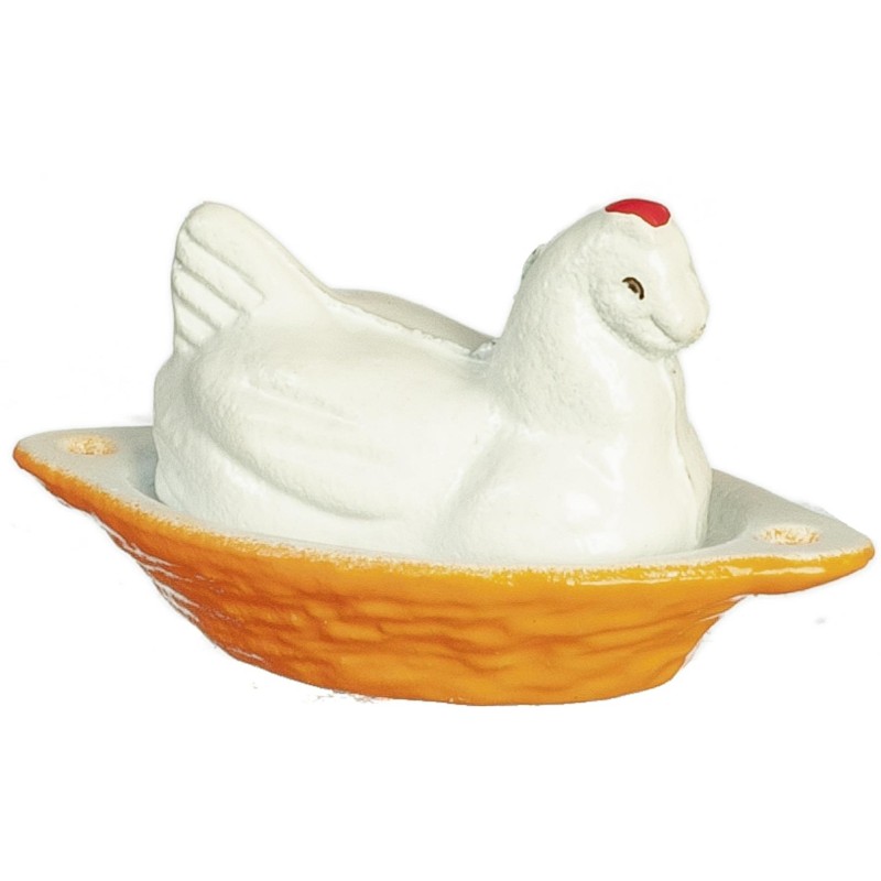 Dolls House Chicken Gratin Dish Egg Holder Miniature Kitchen Accessory 1:12