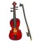 Dolls House Cello Medium Mahogany Miniature Music Room School Instrument 1:12
