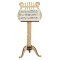 Dolls House Music Stand Oak Miniature Music Room School Instrument 1:12 Scale