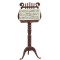 Dolls House Music Stand Mahogany Miniature Music Room School Instrument 1:12