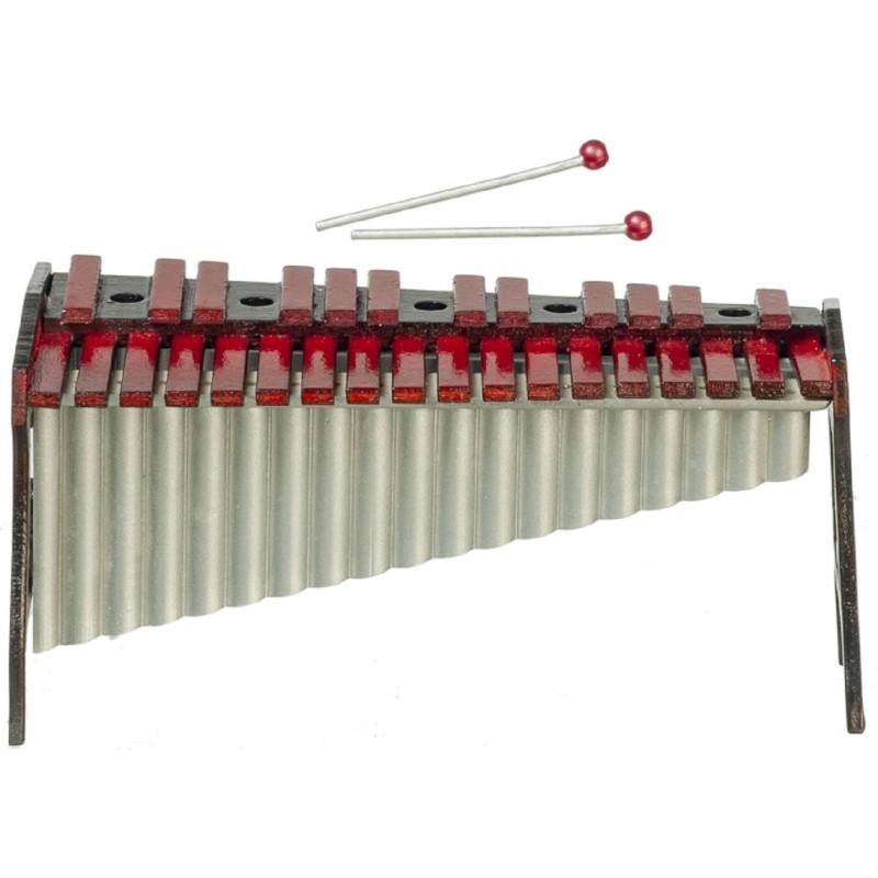Dolls House Xylophone on Stand Miniature Music Room School Instrument 1:12 Scale Dolls House Xylophone on Stand Miniature Music Room School Instrument 1:12 Scale