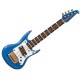 Dolls House Electric Guitar S Type Blue Miniature Music Room School Instrument