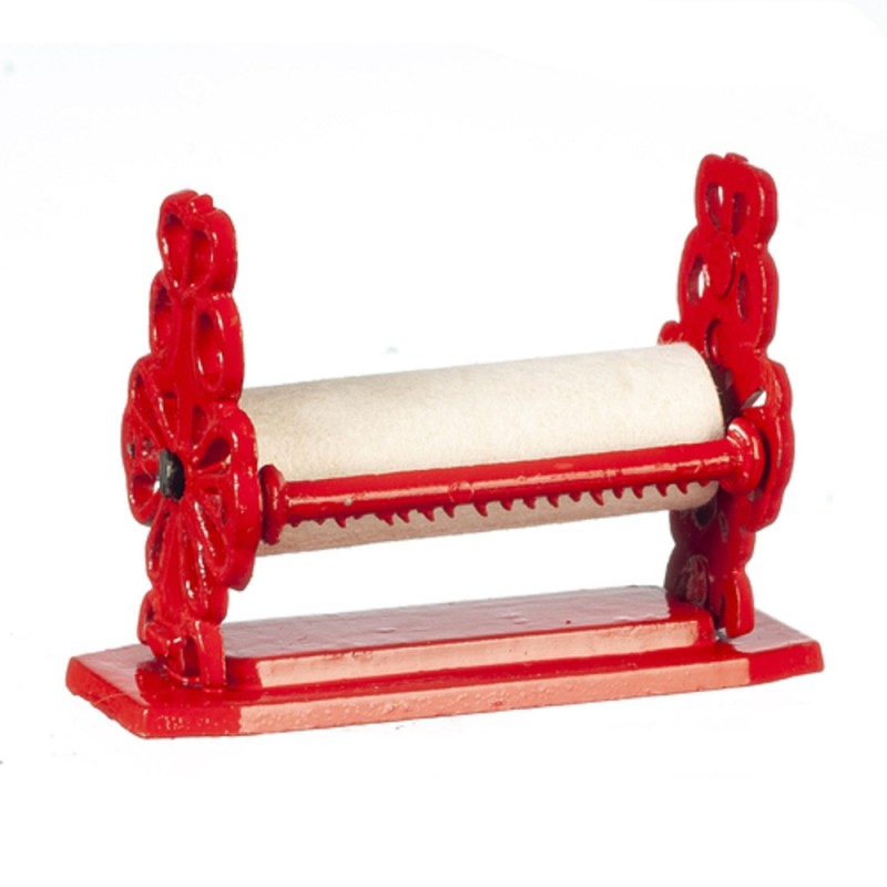 Dolls House Red Paper Wrap Machine Dispenser Kitchen Store Shop Accessory 