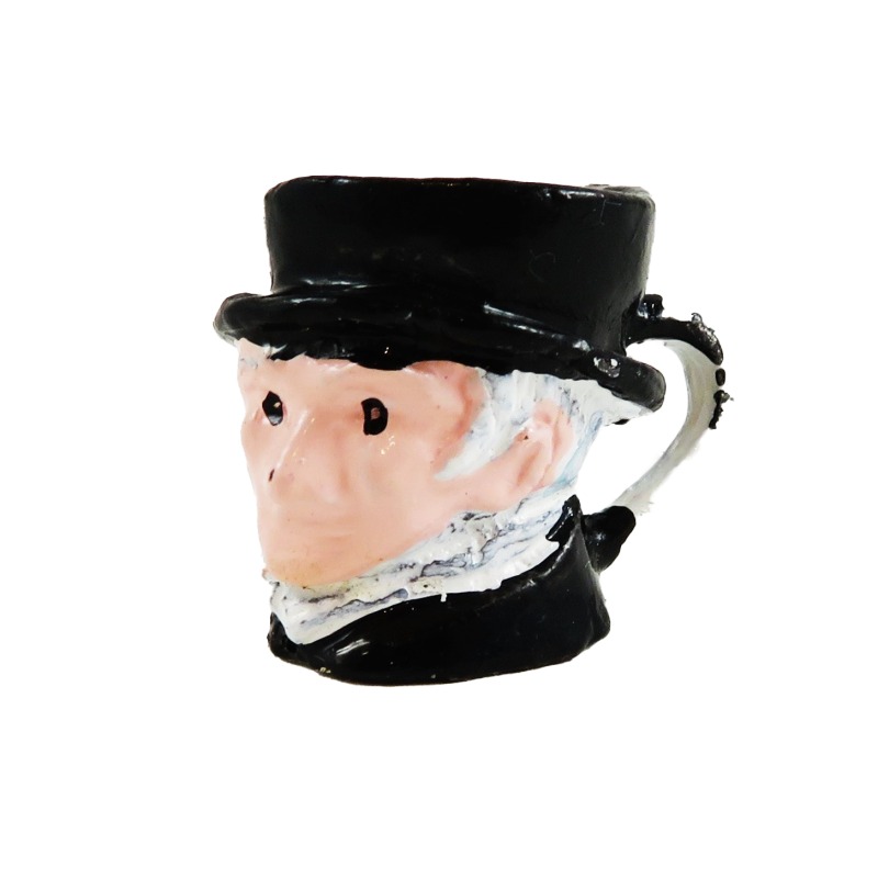 Dolls House Die Cast Character Toby Jug Miniature Ornament Pub Accessory