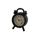 Dolls House Black Alarm Clock Miniature Traditional Bedroom Accessory 1:12 Scale